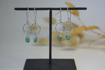dew kissed 005 | hoop drops sonoran turquoise earrings